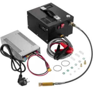 Image of VEVOR PCP Air Compressor 12V DC, PCP Compressor 4500 Psi, Paintball Air Compressor 30MPa Portable PCP Air Compressor, PCP Air Rifle Pump 220V AC, High