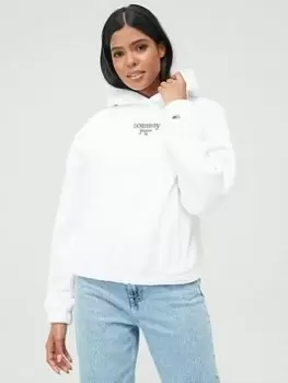 Image of Tommy Jeans Tommy Jeans Reg Essential Logo 1 Polar - White, Size XS, Women
