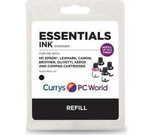 Image of Essentials Universal Black Ink Refill Kit Black