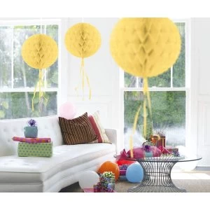 Image of Honeycomb Ball Decoration (Ivory White)