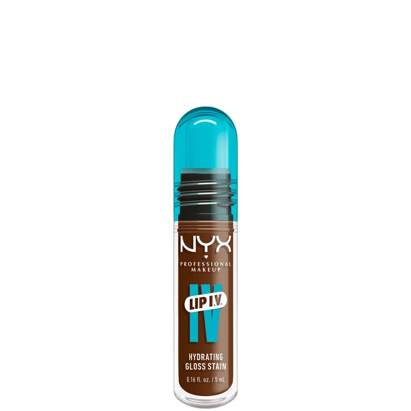 Image of NYX Professional Makeup Lip IV Hydrating Gloss Stain (Various Shades) - Cocoa Quench!