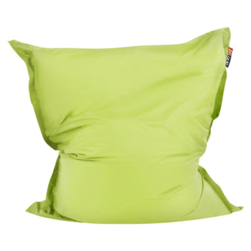 Image of Beliani Bean Bag 300 L Fuzzy 140 Cm 180 Cm Lime Green