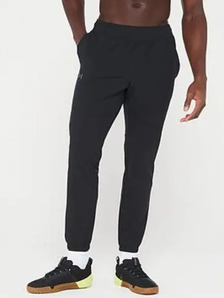 Image of Under Armour Mens Training Stretch Woven Joggers - Black/Grey
