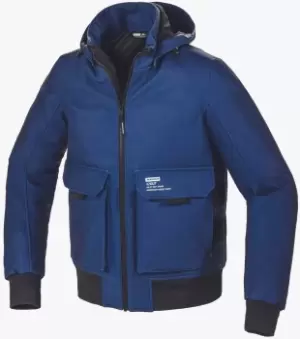 Image of Spidi Metromover H2Out Motorcycle Textile Jacket, black-blue Size M black-blue, Size M