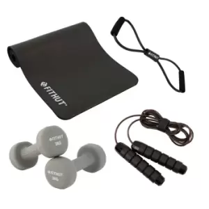 Image of FITHUT Home Fitness Bundle in Black, black