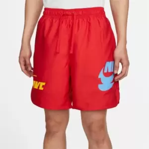 Image of Nike Sportswear Sport Essentials+ Mens Woven Shorts - Red