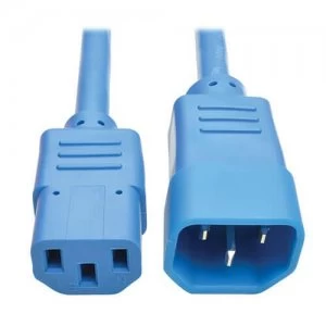 Image of Tripp Lite Pdu Power Cord C13 To C14 10a 250v 18 Awg 6ft Blue