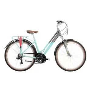 Image of Raleigh Pioneer Trail Low Step Hybrid Bike - Silver