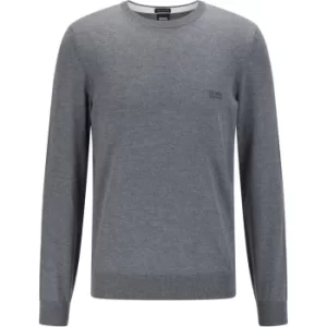 Image of Hugo Boss Botto-L Knitted Jumper Grey Size L Men