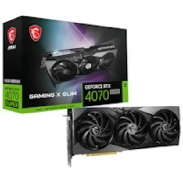 Image of MSI NVIDIA GeForce RTX 4070 SUPER Gaming X Slim 12GB GDDR6X Graphics Card