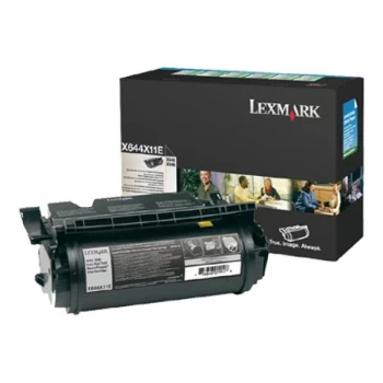 Image of Lexmark X644X11E Black Laser Toner Ink Cartridge