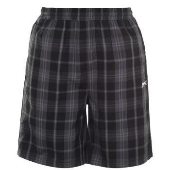 Image of Slazenger Graphic Shorts Mens - Black