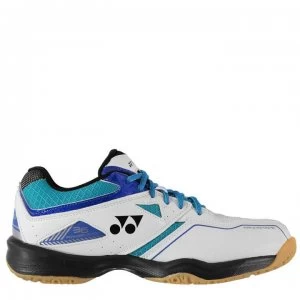 Image of Yonex Power Cushion Mens Badminton Shoes - White/Blue