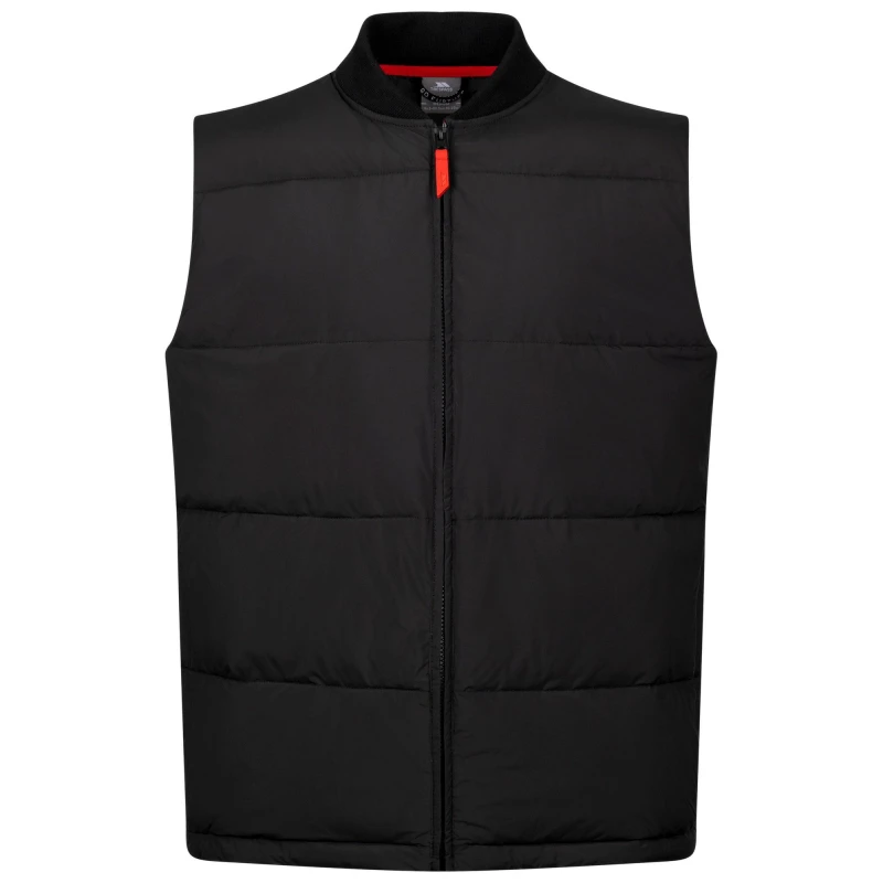Image of Trespass Trespass Men Neptune Gilet in Black Size: X-Large Black XL Male 5063806848837