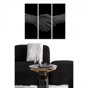 Image of MDF85094065 Multicolor Decorative MDF Painting (3 Pieces)