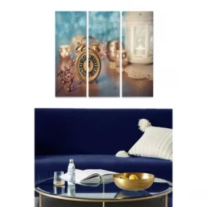 Image of MDF335780315 Multicolor Decorative MDF Painting (3 Pieces)