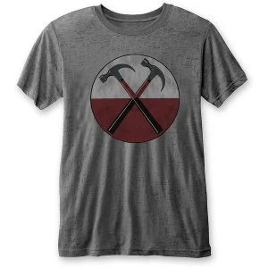 Image of Pink Floyd - The Wall Hammers Unisex Medium T-Shirt - Grey
