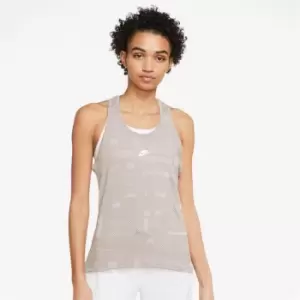 Image of Nike Air Dri-FIT Womens Running Tank Top - Grey