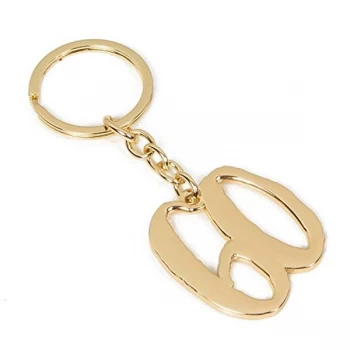 Image of Signography Gold Metal Keyring - 60