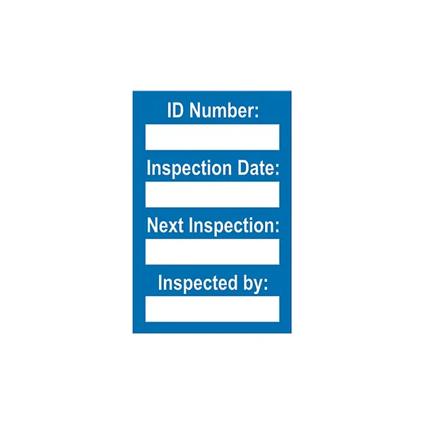 Image of Harness Mini Tag Insert - Blue, Pack of 20