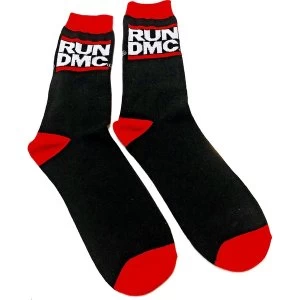 Image of Run DMC - Logo Unisex Ankle Socks - Black
