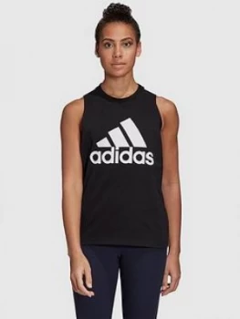 Image of adidas Badge Of Sport Tank Top - Black, Size L, Women