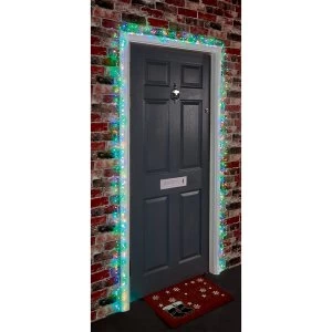 Image of Premier Decorations 5.5M Garland Door Light with 800 Multi LEDs
