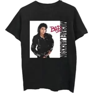 Image of Michael Jackson - Bad Unisex Medium T-Shirt - Black