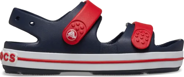 Image of Crocs Kids Toddler Crocband  Cruiser Sandals Navy / Varsity Red C8