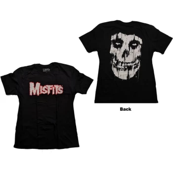 Image of Misfits - Streak Unisex Medium T-Shirt - Black