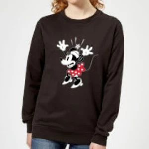 Image of Disney Minnie Mouse Surprise Womens Sweatshirt - Black