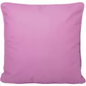Image of Fusion - Plain Dye Water Resistant Outdoor Filled Cushion, Pink, 43 x 43 Cm