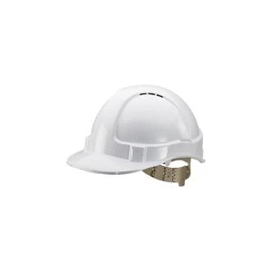 Image of BBrand Comfort Vented Safety Helmet White