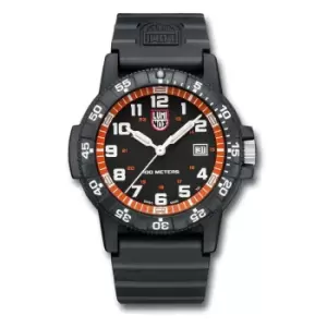 Image of Luminox Leatherback Sea Turtle Giant Black and Orange Dial Mens Watch XS.0329.1
