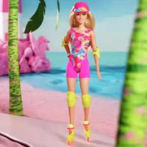 Image of Barbie The Movie Collectable Doll in skating outfit - 33cm