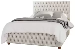 Image of LLB Seren Velvet Superking Ottoman Bedframe - Pearl