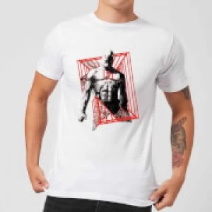 Image of Marvel Knights Daredevil Cage Mens T-Shirt - White - M