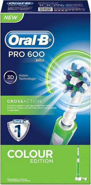 Image of Oral B Pro 600 CrossAction Electric Toothbrush