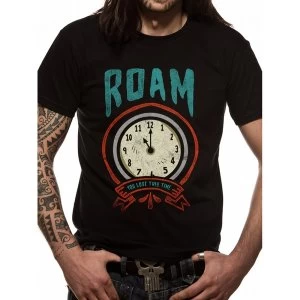 Image of Roam - Time Mens X-Large T-Shirt - Black