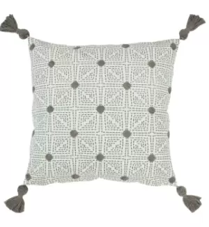 Image of Chia Geometric Tufted Cushion