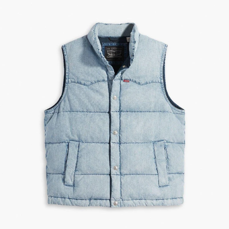 Image of Levis Mens Western Puff Gilet Marion male XS