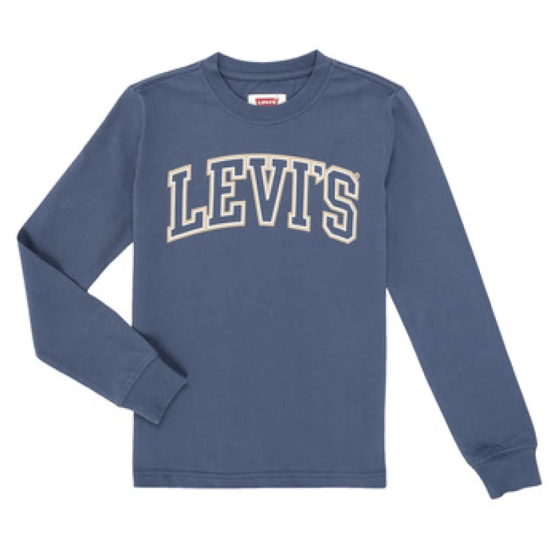 Image of Levis COLLEGIATE SNIT CREWNECK boys's in Marine