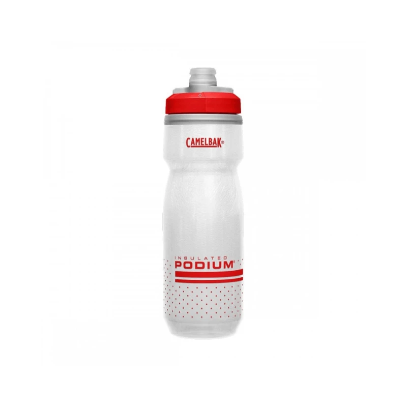 Image of CamelBak Podium Chill Insulated Bottle 620ml / 21oz Race Edition 600ML FIERY RED/WHITE