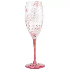 Image of Blushing Snowflakes Prosecco Glass