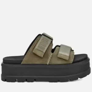 Image of UGG Womens Clem Flatform Sandals - Burnt Olive - UK 7