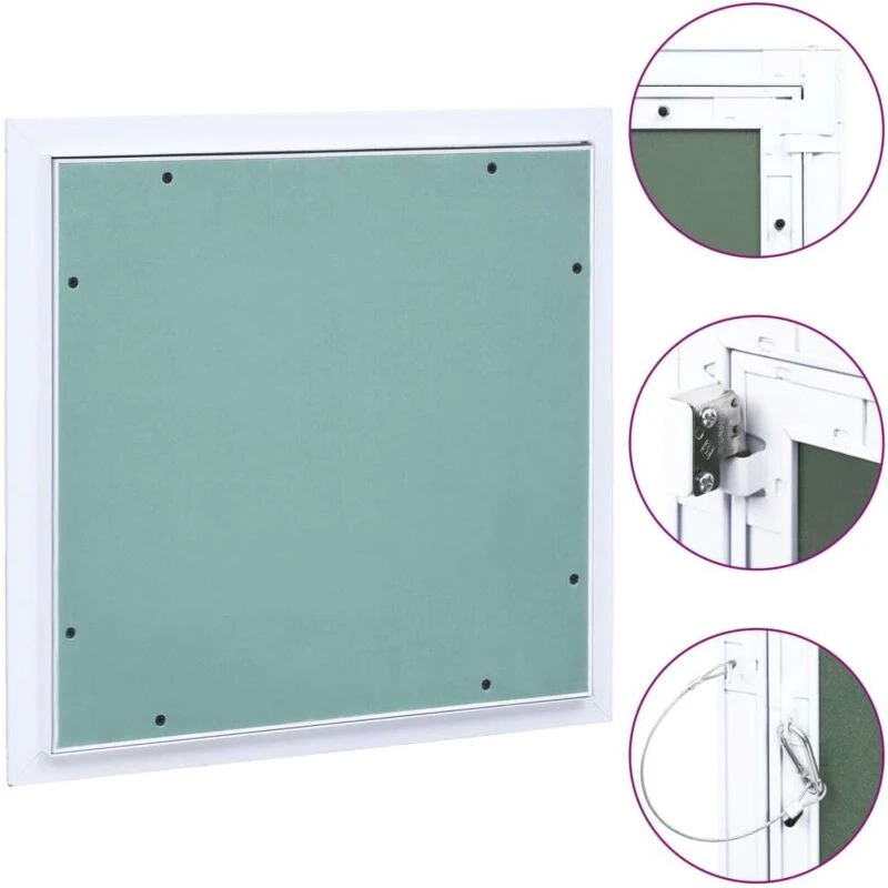 Image of VIDAXL Access Panel with Aluminium Frame and Plasterboard 300x300 mm Vidaxl 8719883872117