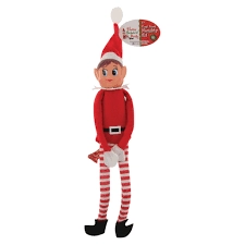 Image of Elves Behavin Badly Girl Elf 12" Polyester Textle, Vinyl Head