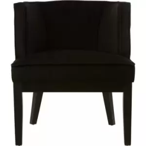 Image of Daxton Black Rounded Chair - Premier Housewares