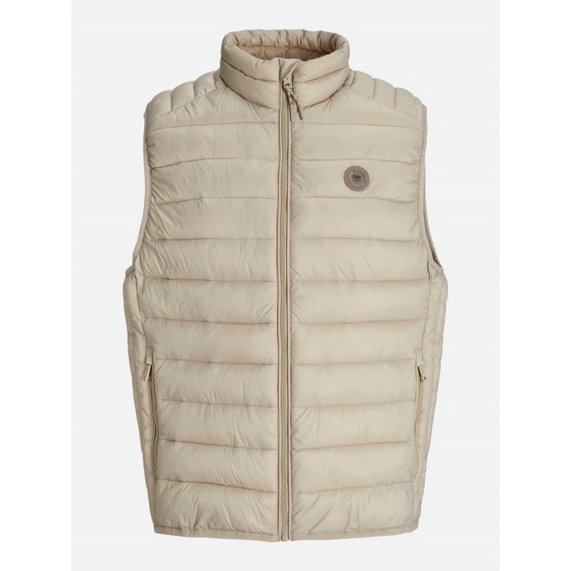 Image of Jack and Jones Bradley Puffer Gilet Mens Crockery male S
