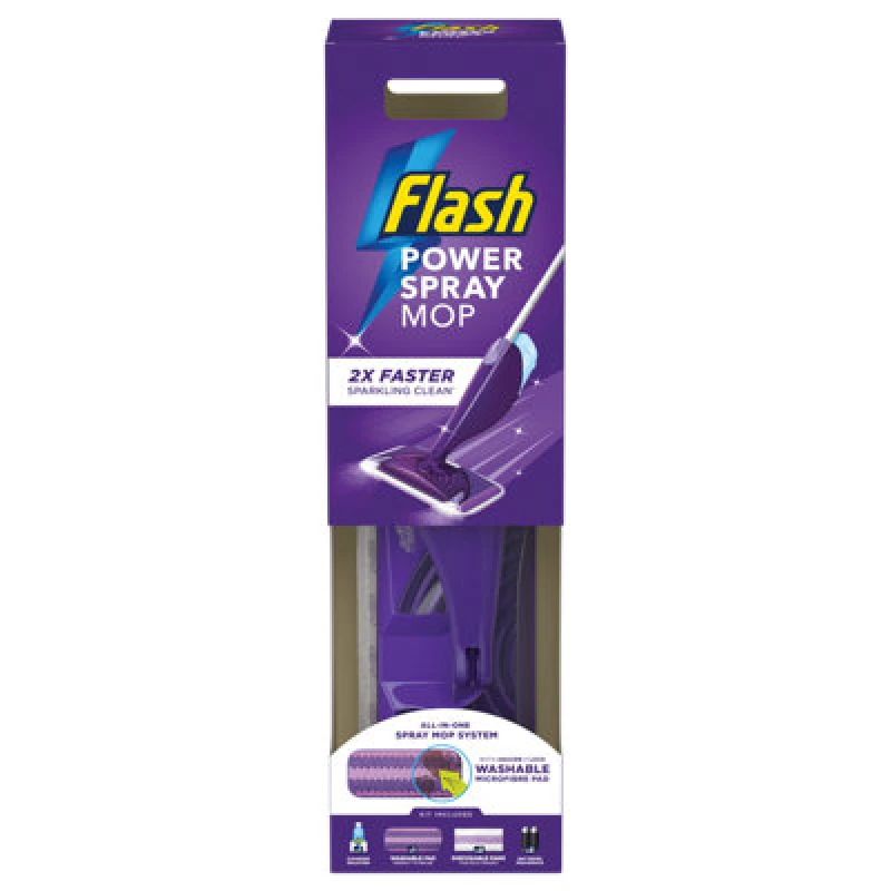 Image of Flash Power Mop Washable Starter Kit, All-in-One Mopping System